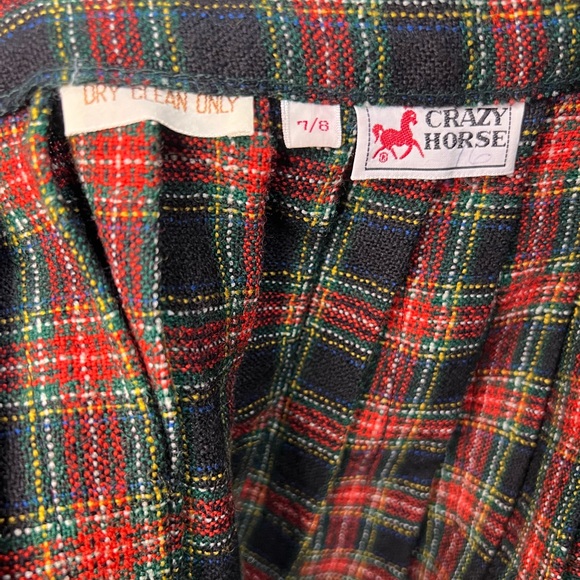 🍒▪️Vintage Plaid A-Line Midi Skirt▪️🍒 - Picture 6 of 6